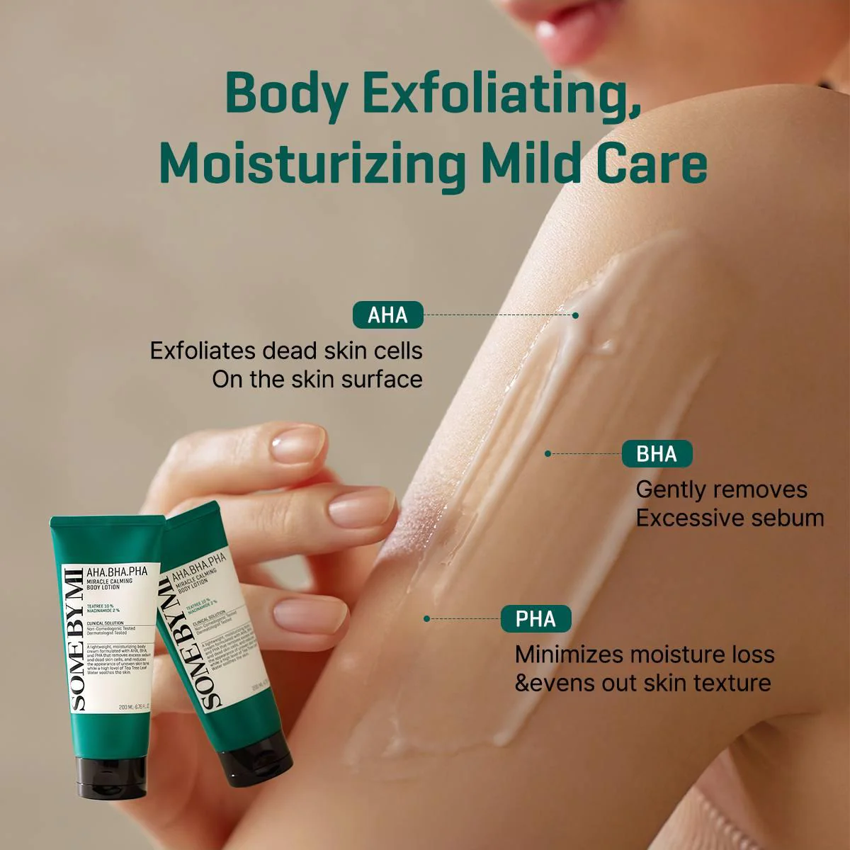 AHA, BHA, PHA Miracle Calming Body Lotion - Image 2