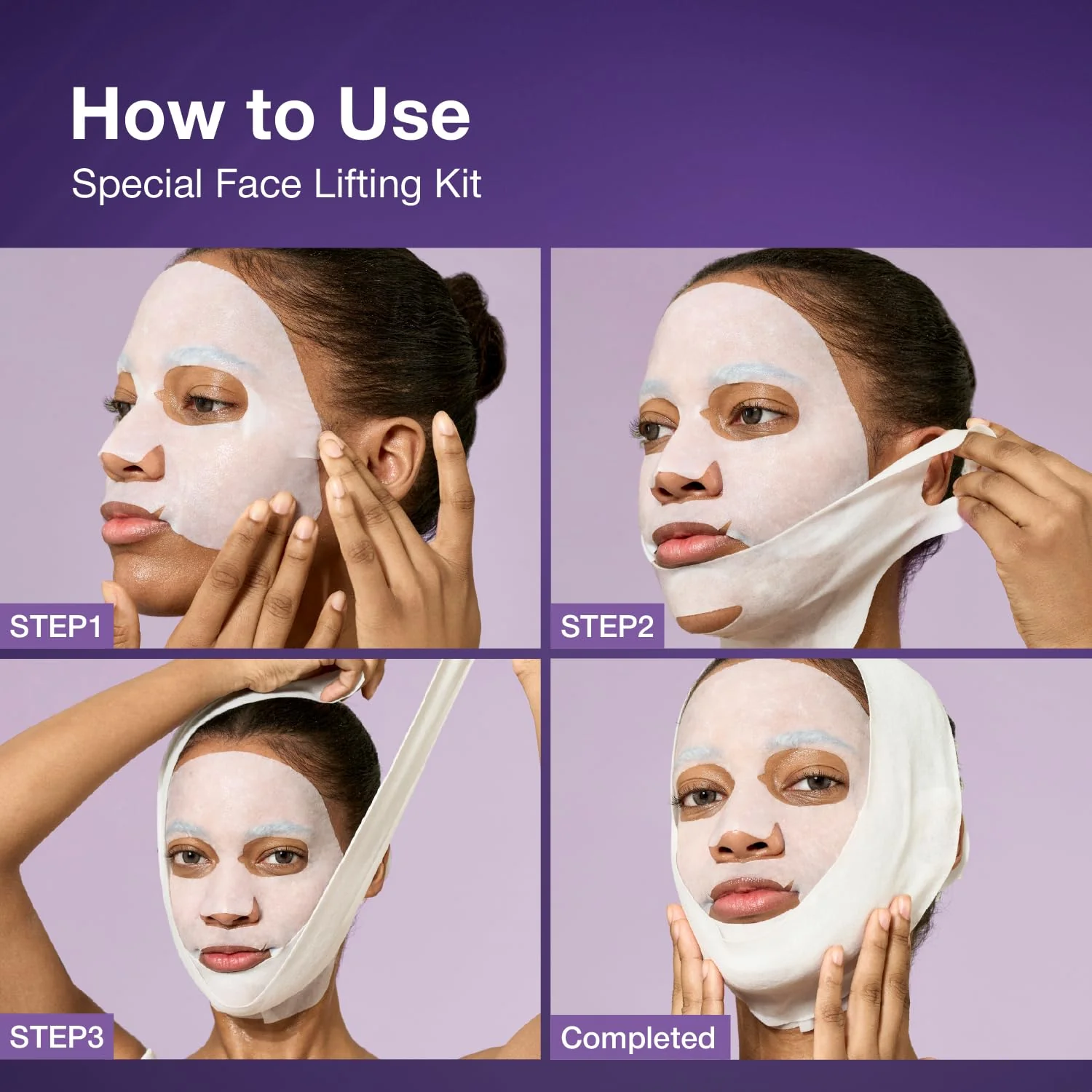 No.9 NAD Bio Lifting Full Cover Facial Mask - 1 Box of 4 Sheets - Image 5