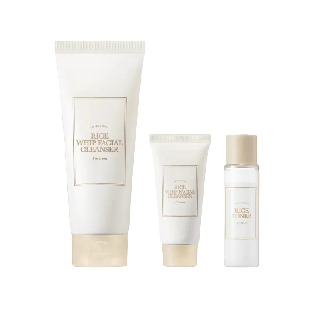 Rice Whip Facial Cleanser Set - Image 2