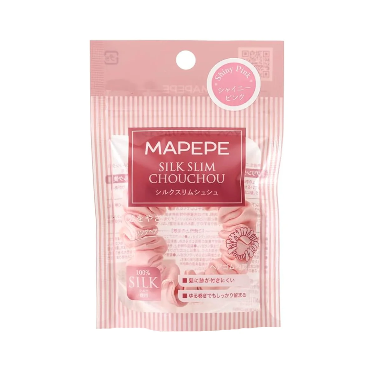 Silk Slim Chouchou (Shiny Pink)