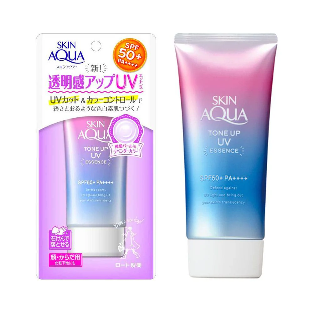 SKIN AQUA Tone Up UV Essence - Lavender - Image 2